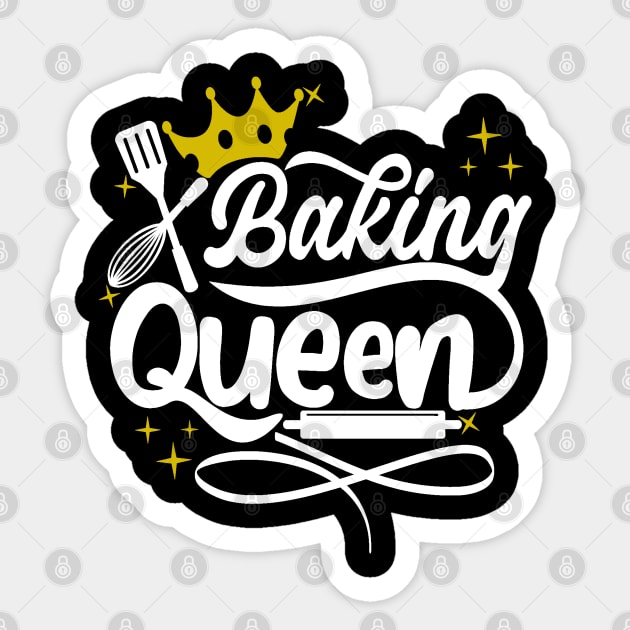 Baking Queen Sticker by RioDesign2020